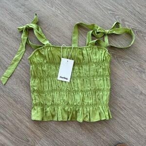 Darling tie tank top